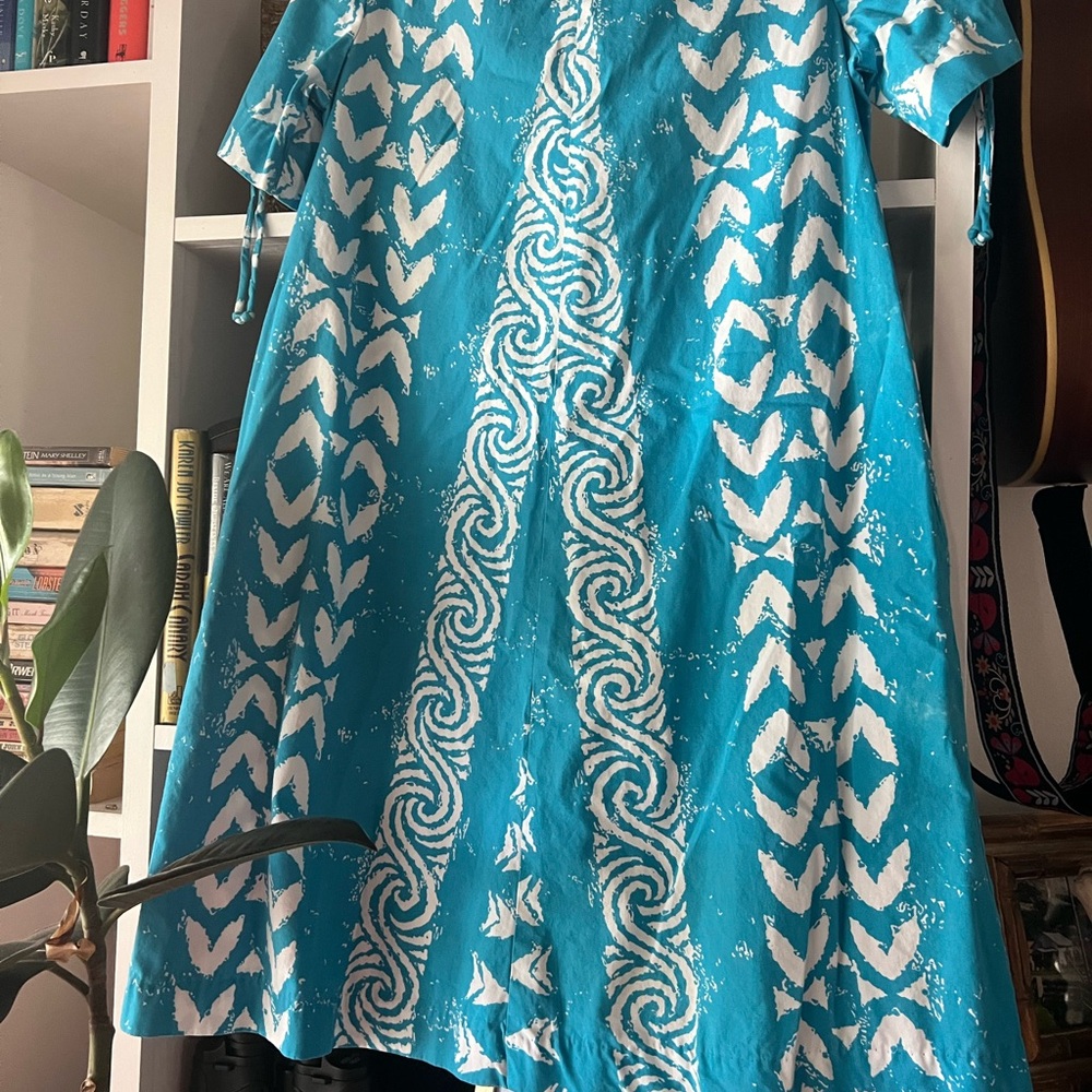 Vintage Hawaiian mini dress one pocket - Picture 2 of 4